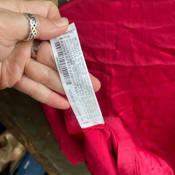 Zara Barbie-Core Pink Blazer Blouse Satin-Feel Shirt, Size Large - Picture 4 of 9